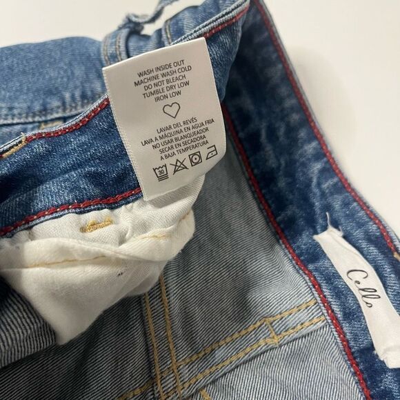Cello Women's Davis High Rise Mom Fit Straight Jeans Blue Size 9/29 - Picture 5 of 5